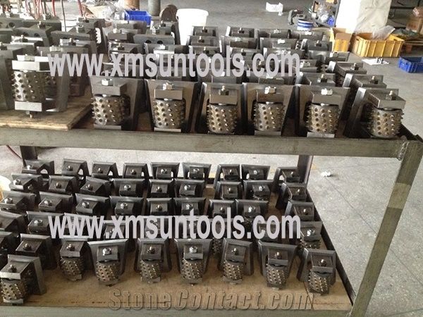 Frankfurt Bush Hammer Roller,Diamond Tools, Stone Bush Hammer Wheel for Granite Marble Grinding