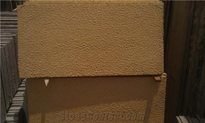 Golden Camel Bushhammred Marble Slabs & Tiles, Indus Gold Marble Slabs N Tiles