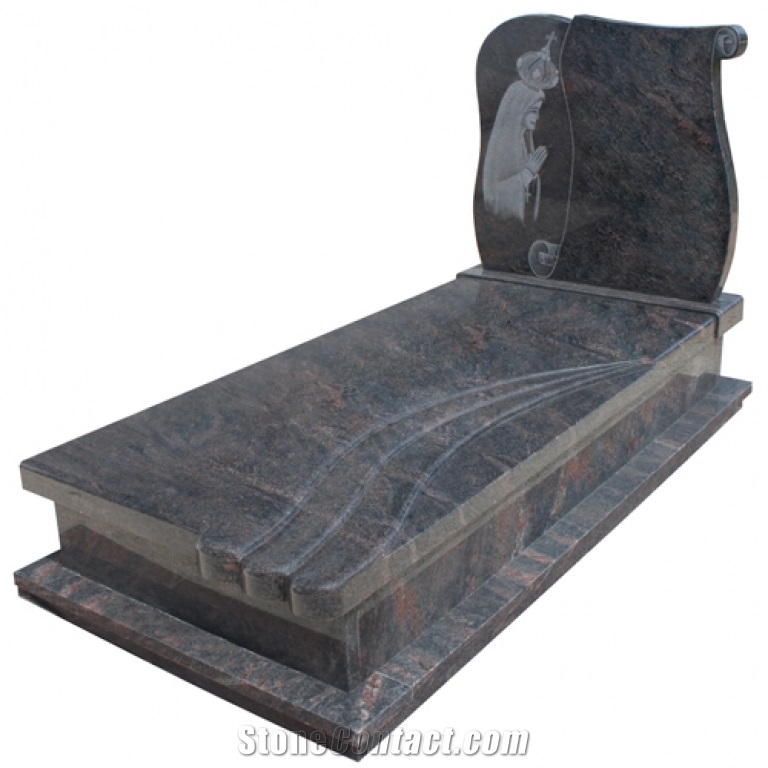 Himalaia Blue granite monuments, brown granite tombstones 