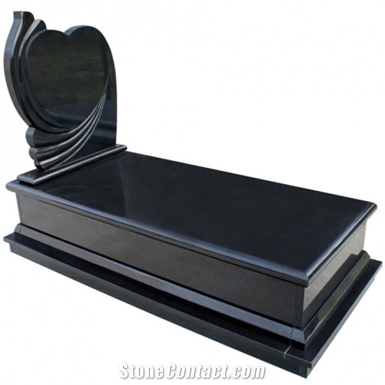 Negro Belfast granite monuments, black granite tombstones 