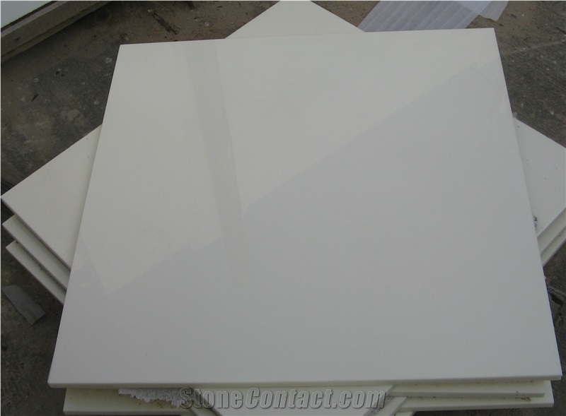 High Quality Pure White Nano Stone Slabs