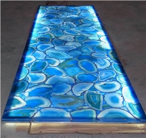 High Quality Splendid Nature Blue Semiprecious Stone Slabs