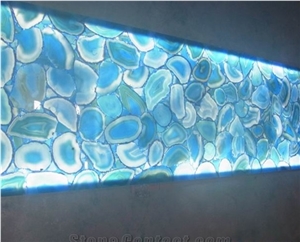 High Quality Splendid Nature Blue Semiprecious Stone Slabs