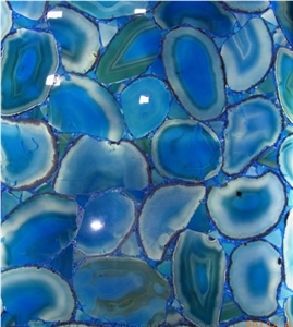 High Quality Splendid Nature Blue Semiprecious Stone Slabs