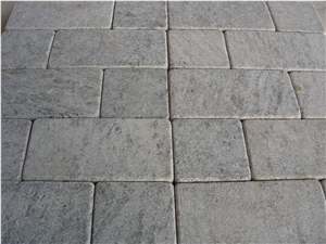 Classic Gray Marble Tumble Cobbles, Grey Marble Floor Covering Tiles, Walling Tiles