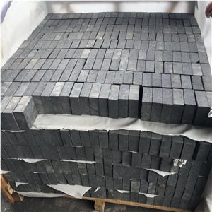 2016 Hot Black Granite Cube Stone, Paving Sets and Floor Covering