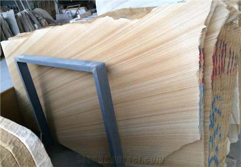 2016 Hot Sell Teak Wood Sandstone,Yellow Sandstone Tiles