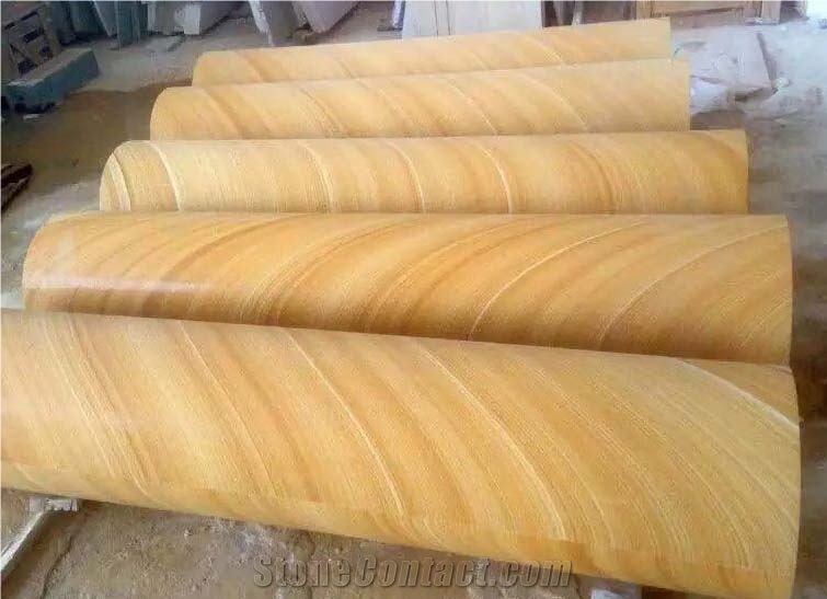 2016 Hot Sell Teak Wood Sandstone,Yellow Sandstone Tiles