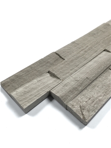 China Grey Marble Wall Cladding, Manufactured Corner Cultured Stone