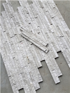China Grey Marble Wall Cladding, Manufactured Corner Cultured Stone