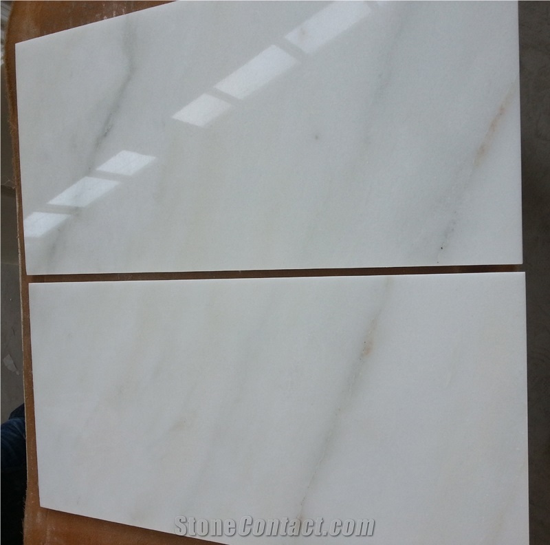 High Quality Polished Danby White Marble Tiles for Flooring