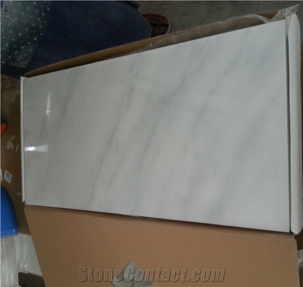 High Quality Polished Danby White Marble Tiles for Flooring