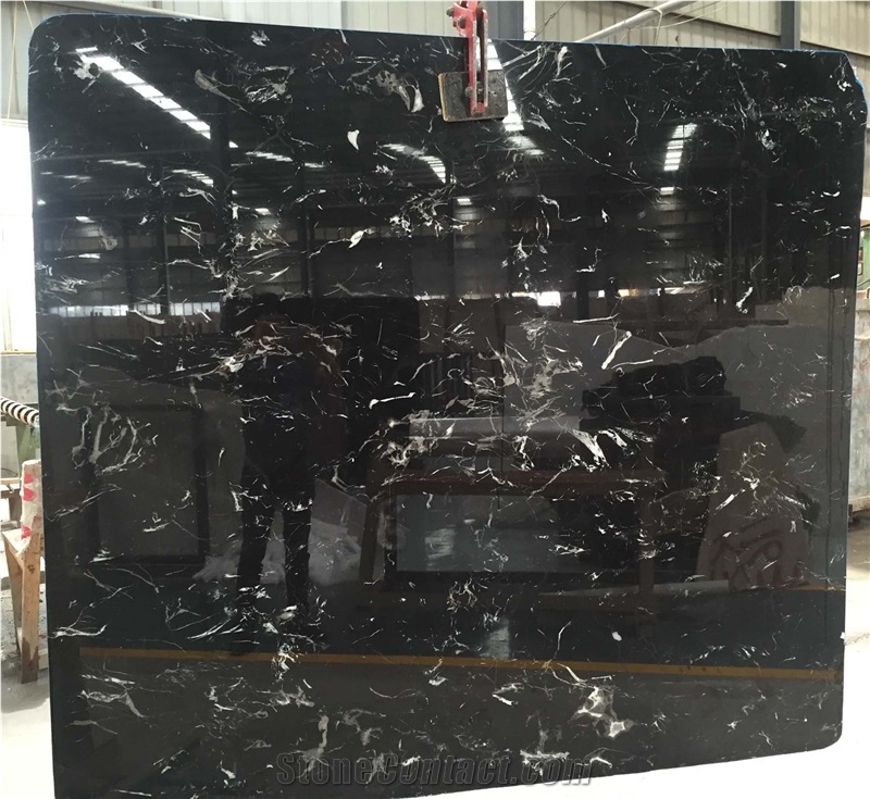 Popular Chinese Portoro Silver Marble Slabs Marble Tiles with Best Quality