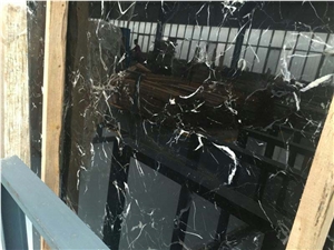 Popular Chinese Portoro Silver Marble Slabs Marble Tiles with Best Quality