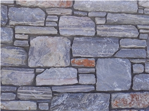 Volos Grey Stone Dry Wall, Volos Grey Marble Building & Walling Volos Grey Stone Dry Wall, Volos Grey Marble Building & Walling