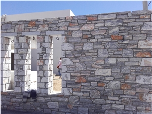 Volos Grey Stone Dry Wall, Volos Grey Marble Building & Walling