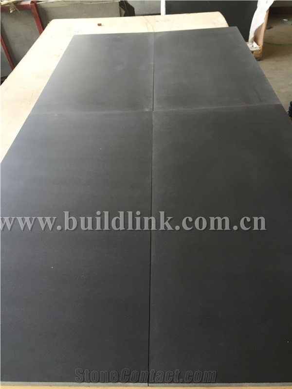 China Black Basalt, Mongolia Black Honed Tiles, Nero Mongolia,Super Mongolia Black Basalt Honed Tiles