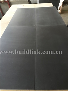 China Black Basalt, Mongolia Black Honed Tiles, Nero Mongolia,Super Mongolia Black Basalt Honed Tiles