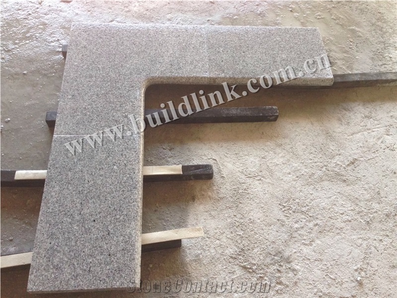 China Original G603 Granite Flamed Pool Coping Tile,Silver Grey Granite,Sesame White Granite,Crystal Grey Granite,Light Grey Granite Flamed Pool Coping Tiles