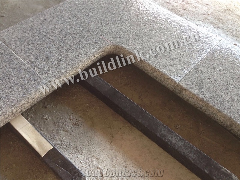 China Original G603 Granite Flamed Pool Coping Tile,Silver Grey Granite,Sesame White Granite,Crystal Grey Granite,Light Grey Granite Flamed Pool Coping Tiles