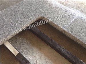 China Original G603 Granite Flamed Pool Coping Tile,Silver Grey Granite,Sesame White Granite,Crystal Grey Granite,Light Grey Granite Flamed Pool Coping Tiles
