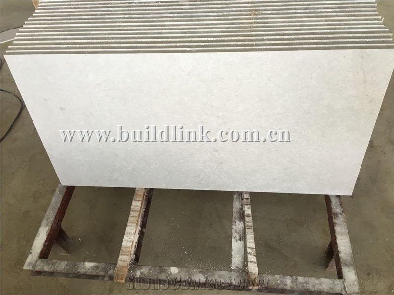 China Premium Quality Grey Travertine Honed Tiles with Competitive Price