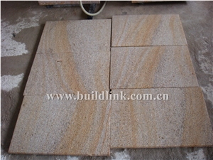 G682 Golden Sun Flamed Tiles ,Rusty Yellow, Honey Jasper Flamed Walling&Flooring Tiles