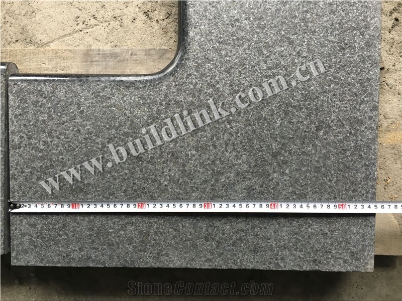 G684 Black Basalt Flamed + Polished Curved Bullnose Edging Swimming Pool Tiles, G684 Black Basalt,Raven Black,Black Pearl Pool Coping