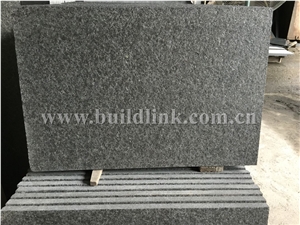 G684 Black Basalt Flamed Tiles, Black Basalt, Raven Black, Black Pearl Flamed Walling & Flooring Tiles