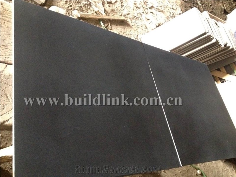 Mongolia Black,China Black Basalt ,Nero Mongolia,Super Mongolia Black Basalt Honed Tiles
