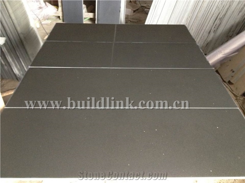 Mongolia Black Honed Tiles, China Black Basalt, Nero Mongolia, Super Mongolia Black Basalt Honed Tiles
