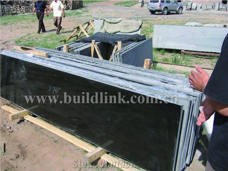 Mongolia Black Polished Slabs,China Black Basalt ,Nero Mongolia,Super Mongolia Black Basalt Polished Slabs 