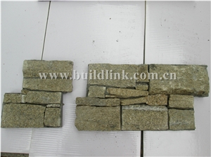 Sesame Yellow Slate Cement Cultured Stone, Slate Ledge Stone, Cement Cultured Stone,Yellow Wall Stone Cladding
