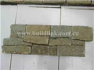 Sesame Yellow Slate Cement Cultured Stone, Slate Ledge Stone, Cement Cultured Stone,Yellow Wall Stone Cladding
