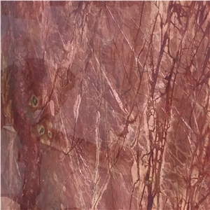 Rosso Damasco Luxury Marble, Rosa Damascus, Numidian Red Marble Polished Slabs & Tiles
