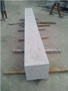 China White Sesame Granite North Silver Grey G603 Non Rust Slant Kerbstone Paving Stone Competitive Prices