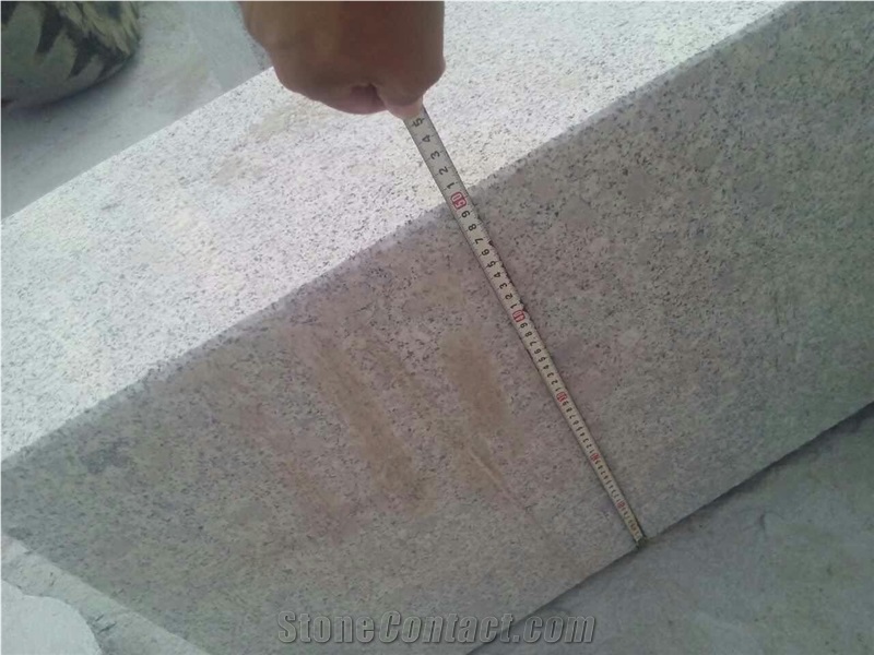 China White Sesame Granite North Silver Grey G603 Non Rust Slant Kerbstone Paving Stone Competitive Prices