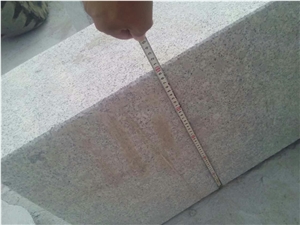 China White Sesame Granite North Silver Grey G603 Non Rust Slant Kerbstone Paving Stone Competitive Prices