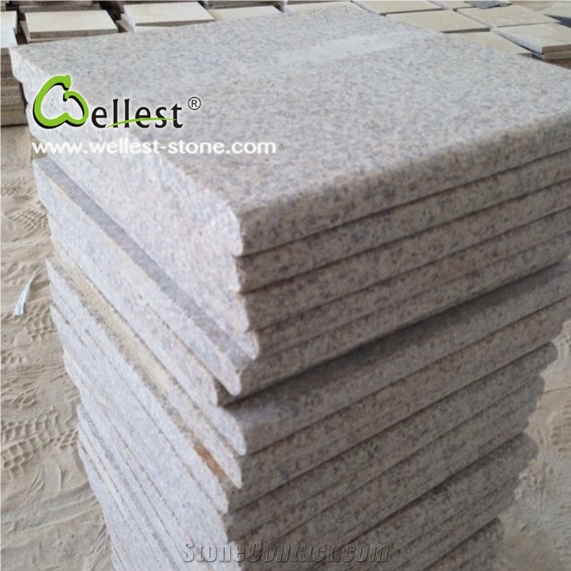 Bullnose Edge G682 Yellow Granite Swimming Pool Coping Tile