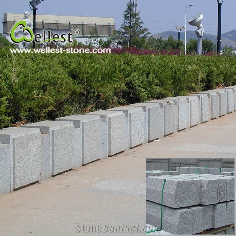 G603 Lunar Pearl Grey Color Granite Edging Stone for Curbs