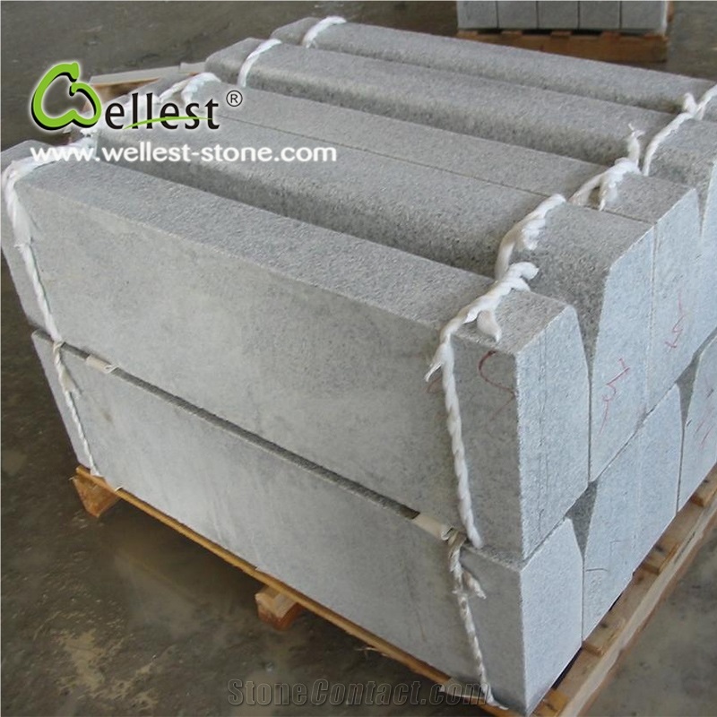 G603 Lunar Pearl Grey Color Granite Edging Stone for Curbs