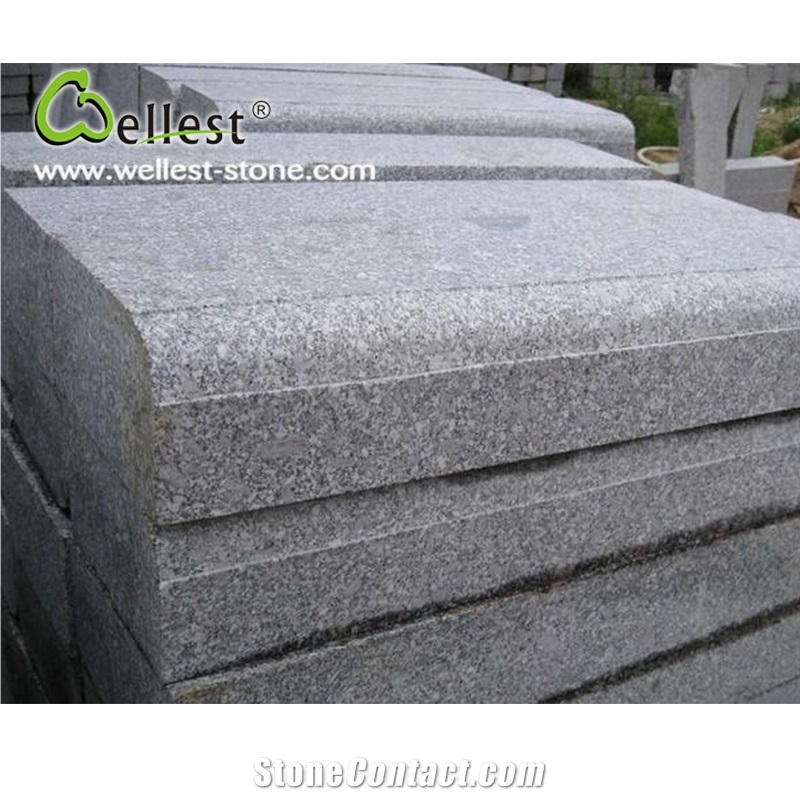 Hot Selling High Quality G603 Lunar Pearl Granite Side Stone Curbs