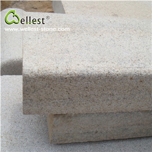 Natural G682 Sunset Gold Granite Curb Stone for Landscape
