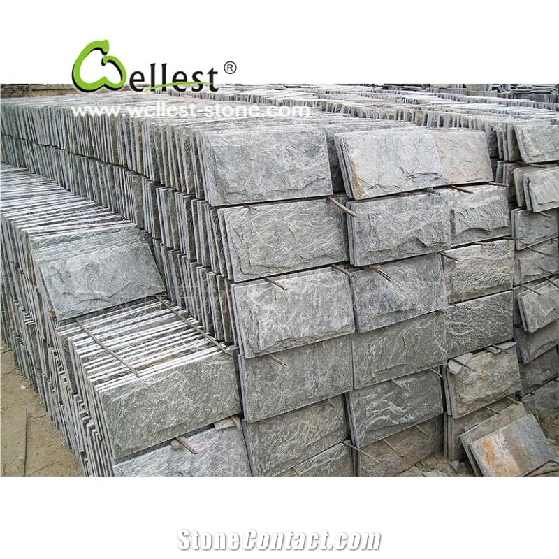 Pink Color Quartzite Mushroom Stone for Exterior Wall Cladding Tile