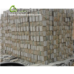 Pink Color Quartzite Mushroom Stone for Exterior Wall Cladding Tile
