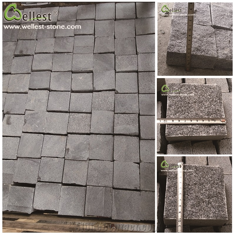 Rocky Ice Price G654 Cube/ Cobble Walkway Paving Stone (10*10*5cm, Natural Split Face, Other Sawn Cut)