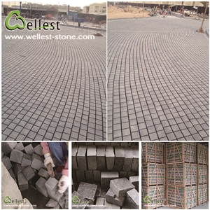 Rocky Ice Price G654 Cube/ Cobble Walkway Paving Stone (10*10*5cm, Natural Split Face, Other Sawn Cut)