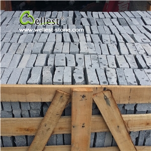 Rocky Ice Price G654 Granite Cube Stone / Cobble Walkway Paving Stone (10*10*5cm, Natural Split Face, Other Sawn Cut)