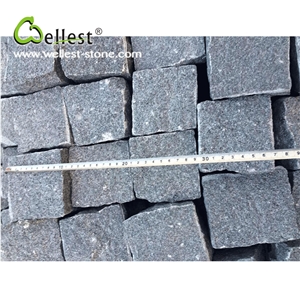 Split Surface Anti-Slip G603 Grey Granite Cobble Paving Stone for Walkway