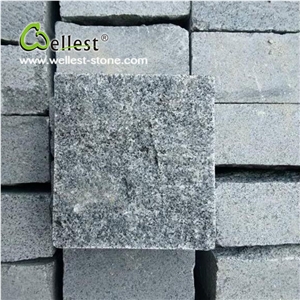 Split Surface Anti-Slip G603 Grey Granite Cobble Paving Stone for Walkway